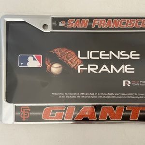 SF Giants Glitter License Plate Frame